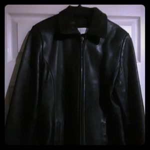 Ladies leather coat